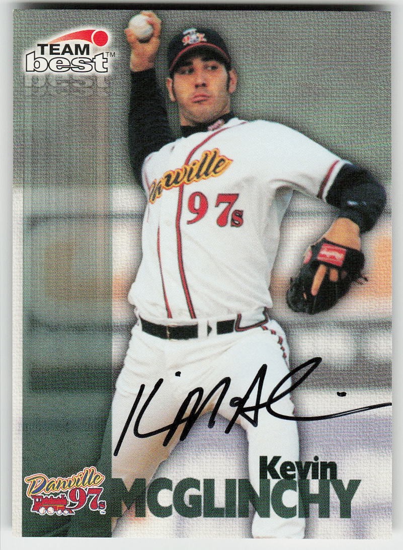 1999 Team Best Rookie #NNO Kevin McGlinchy BASEBALL Danville Braves