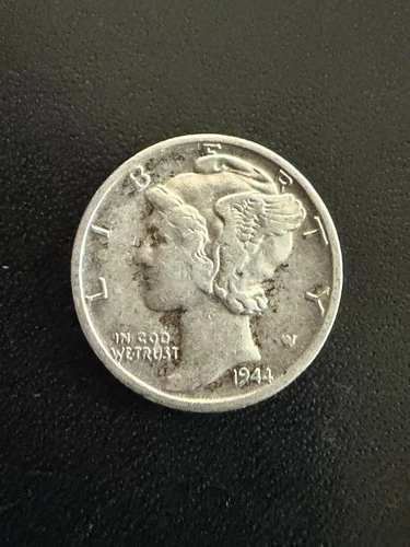 1944 P Mercury Dime VF