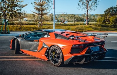 SVJ Dry Carbon Kit Rear Engine Bonnet Hood Fits Lamborghini Aventador LP700