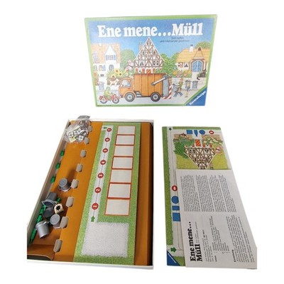 Ravensburger Brettspiel Ene Mene Müll Spiel 80er komplett vollständig
