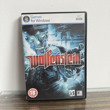 Wolfenstein PC DVD Games for Windows Complete with Manual Good Condition