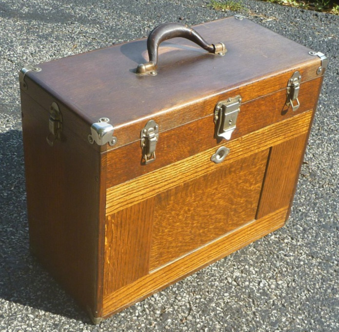 H.Gerstner & Sons Vintage 11 Drawer Wood Machinist Tool Chest Box USA Gunsmith 