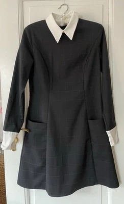 Kleid FEMKIT Blusenkleid 36/38 Schwarz/Weiss Kragen - Bild 1 von 3