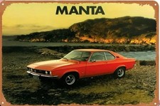 Nostalgie Art Vintage-Blechschild 1975 Opel Manta 30 X 20 cm für