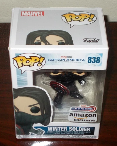 Funko Pop! Marvel Winter Soldier Amazon (Exclusive) #838 new