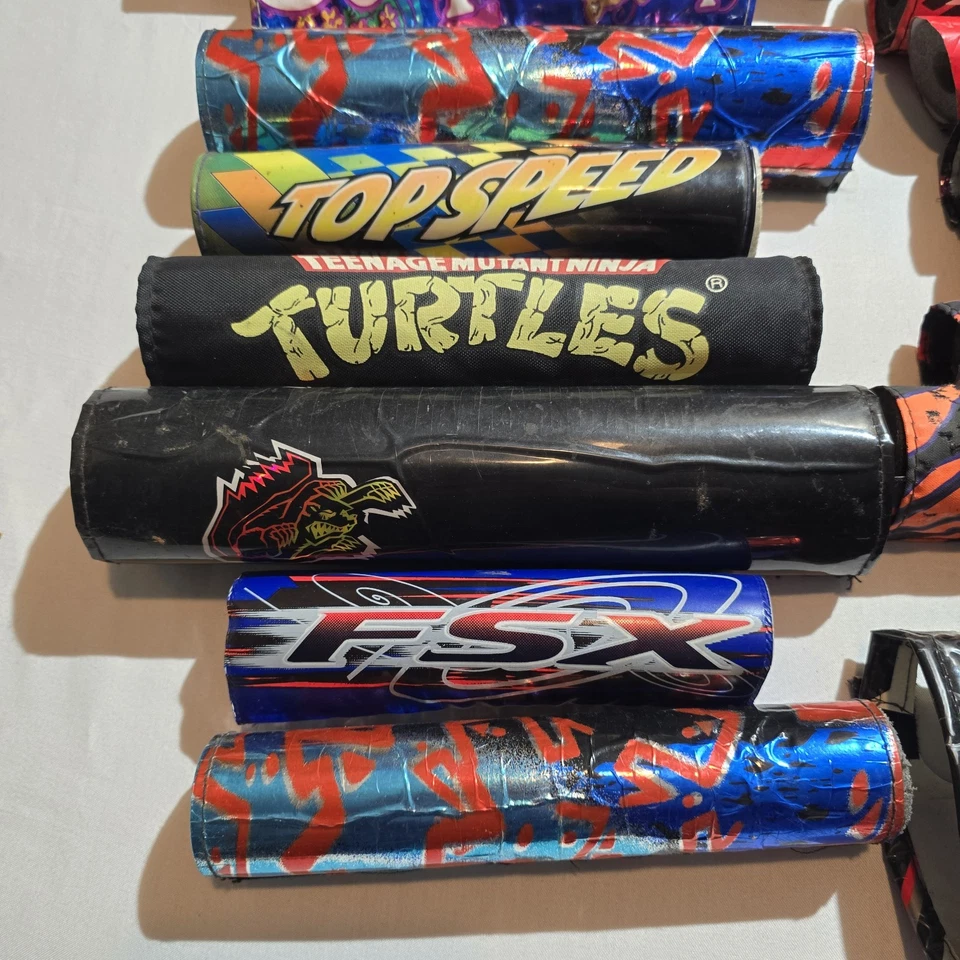 Lote de almohadillas de tubo superior y manillar de bicicleta vintage años 90 Foto 4 de 4