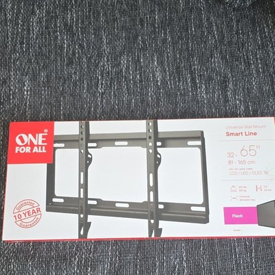 One For All Smart Line TV-Wandhalterung flach 32 65 Zoll VESA 400x400 WM2411