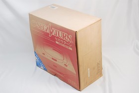 Sega Saturn White Console HST-3220 w/ Box Controller Matching Serial Tested