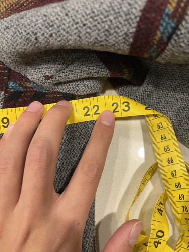 Cripple Creek Multicolor Aztec Geometric Fur Jacket Size Large - Picture 8 of 10