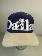 Dallas Cowboys Vintage Snapback Hat Cap Logo Wraparound NFL