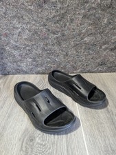 Men  s Hoka One One Ora Recovery Slide 3 Slip On Sandal Size 10 Black Pristine