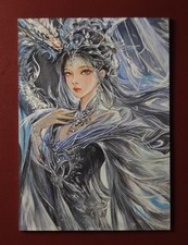 Fantasy Fairy Goddess Dragon Xianxia Original Art Sketch Card 1/1