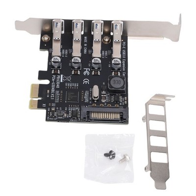 PCI E USB3.0 Expansion Card Support For 11 10 8 X 7 Vista Deskto AJXY