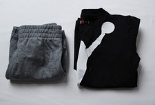 Jordan Boy's Jumpman 2 Piece Boy's Shorts  Tee Set EJ3 Carbon Heather Size 5