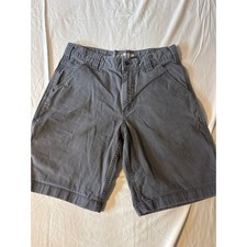 Carhartt Rugged Flex Relaxed Fit Canvas Work Short Men 32 Gray Excellent BS2514