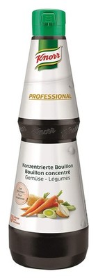 Knorr Professional konzentrierte Bouillon Gemüse (1er Pack, 1x1L) Vegan, flüssig