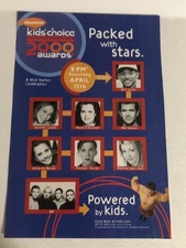 2000 Kids Choice Awards Vintage Print Ad Nickelodeon Amanda Bynes Will Smit pa50
