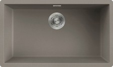 ELLECI ZEN 130 LKZ13093 Lavelli 1 Vasca Sopratop Keratek Tortora cm 75,6x45,6