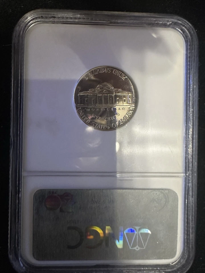 NGC Graded 1956 PF67 Proof Jefferson Nickel - Mirror Like Luster (BU) - Image 2 of 2