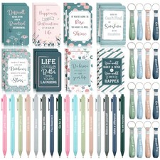 48 Pcs Inspirational Gifts Bulk Motivational Notepads Ballpoint Pens Classic