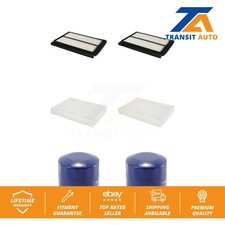 Air Cabin Engine Oil Filters (6 Total) Kit For Nissan Rogue Sport Qashqai