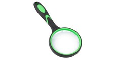 75mm Handheld Magnifying Glass Reading Aid Non-Slip Handle Seniors Kids