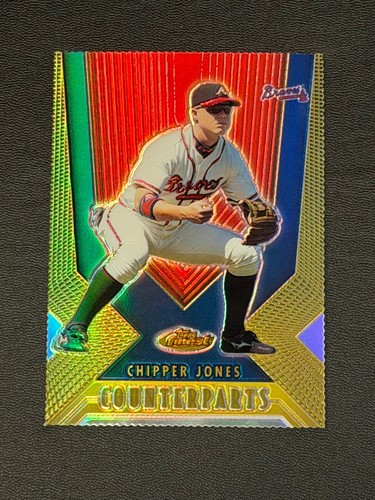 Cal Ripken Jr. , Chipper Jones [Gold Refractor] #275 2000 Finest card
