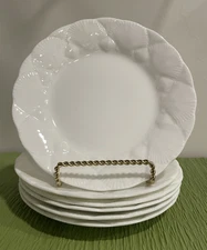 Wedgwood Oceanside Scallop Seashell 6" Appetizer/Bread/Dessert Plates - Set of 6