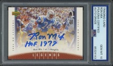 RON MIX SIGNED/AUTO'D 2006 UPPER DECK CARD HOF 1979 - GEM MINT 10 AUTO - PSA/DNA
