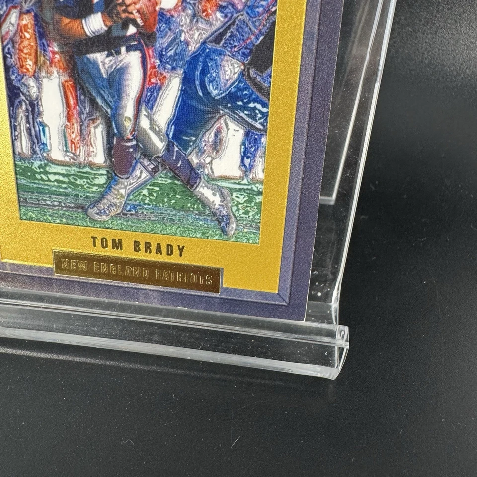 Tom Brady 2002 Fleer Showcase #126 Avant Card Legacy Collection /100 - Image 4 of 4