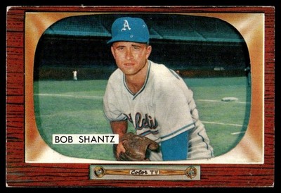 1955 Bowman Bobby Shantz Kansas City Athletics #140