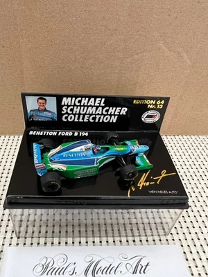 M. Schumacher BENETTON Ford  B194-Pauls Model Art  1:64 .Heft Minichamps  2015 - Bild 1 von 4