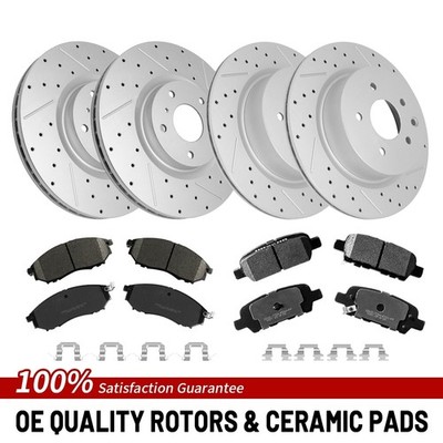 Front Rear Brake Rotor Pad For Nissan 370z 350z Infiniti G37 G35 EX35/37 M35/45