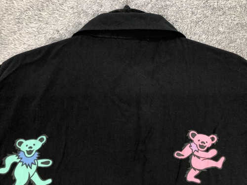 Grateful Dead Camicia Uomo 3XL Orsi Danzanti Bottoni Rayon Camp Festival 2023 - Foto 15 di 18