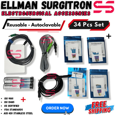 Ellman Surgitron FFPF/EMC/Dento Electrosurgical Accessories Autoclavable CE/FDA