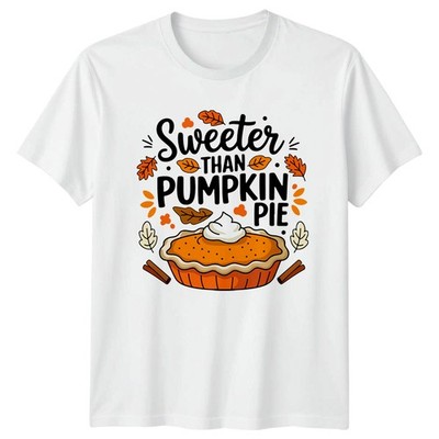 Sweeter Than Pumpkin Pie T-Shirt Pumpkin Pie Herbst Essen Erntedankfest