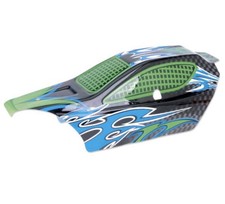 Body Shell BLK/GRN For 2WD 1/5 Buggy FG Marder Duratrax Firehammer Smartech Uno