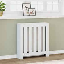 Modern Radiator Cover Traditional Wood Wall Cabinet MDF Vertical Slats