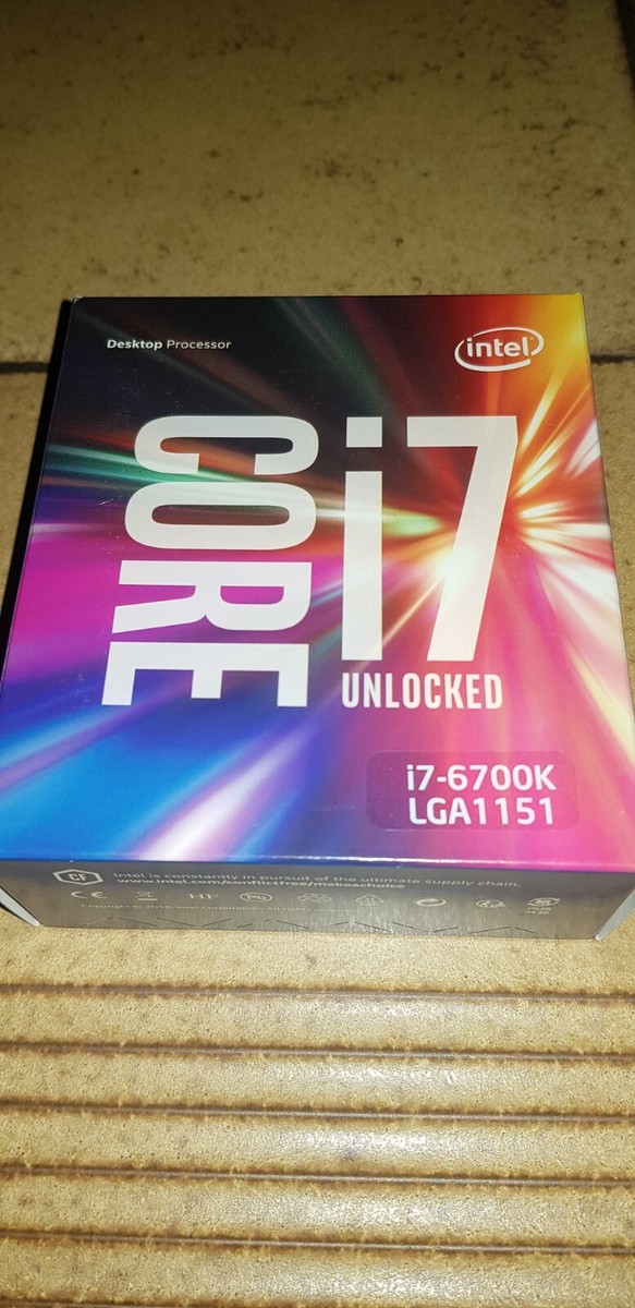 Intel Core i7-6700K 4,00GHz FCLGA1151 Prozessor Intel Core i7-6700K 4,00GHz FCLGA1151 Prozessor