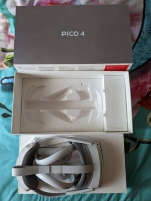 PICO 4 All-in-One VR Headset PC Gaming Konsolen-VR Brille Kino 360 3D Weiß 128GB