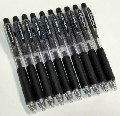 Bic Velocity Gel Pens – 25er Packung, .7 Mm Mine, Schwarz, Einziehbar Mit Gummigriff, Für Gleichmäßiges Schreiben