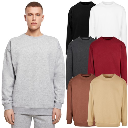 Build your Brand Sweat Crewneck Herren Pullover Sweater Sweatshirt bedruckbar - 第 1/76 張圖片
