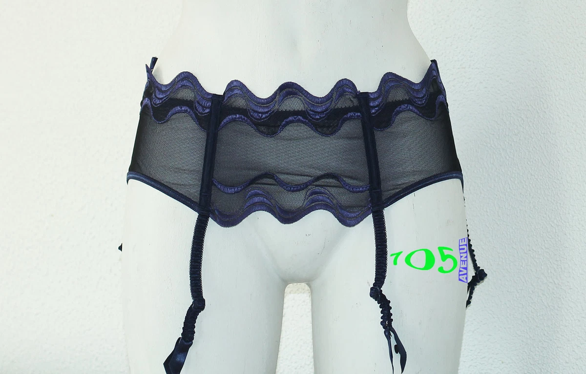 Porte-jarretelles Lise Charmel – Taille 1, Blanc Et Bleu, Neuf Sans étiquette (A34)