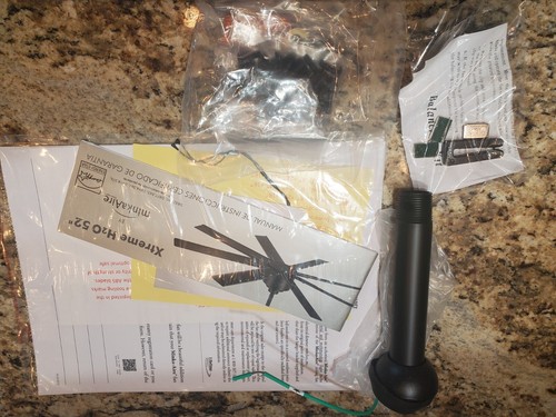 New Open Box Minka-Aire Xtreme H2O Indoor/Outdoor Ceiling Fan F896-52-CL Black - Picture 5 of 18