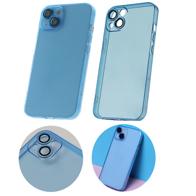 FÜR APPLE IPHONE 14 PRO - SLIM Case Schutz Camera Cover Hülle Tasche Handy BLAU