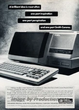 1991 Smith Corona TypeWriter Word Processor Advertisement Print Art Ad J865