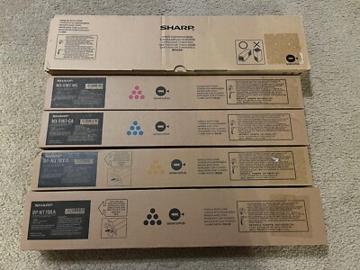 Sharp Toner Cartridges Lot Of 5 Brand New-see Details In Description