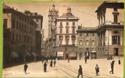 aa9437 - VINTAGE POSTCARD GENOA CITY: Piazza Umberto