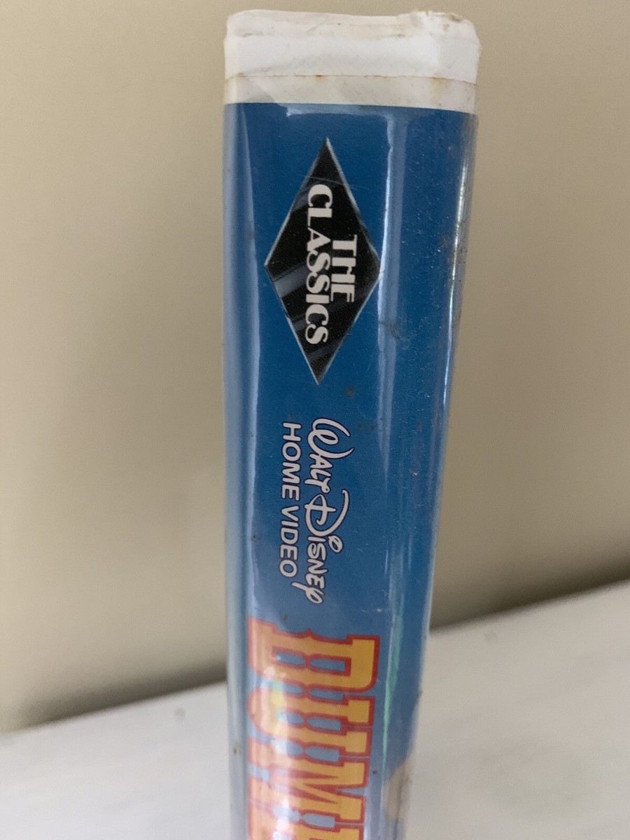 Walt Disney Classic Black Diamond DUMBO Circus Elephant VHS
