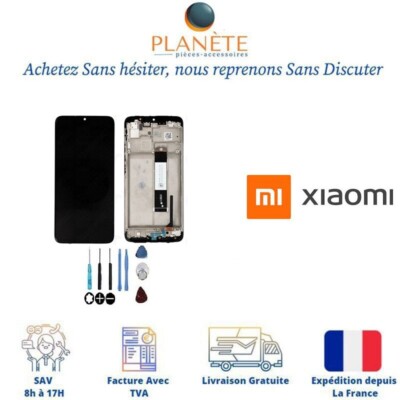 Écran LCD + Vitre Tactile Complet Pour Xiaomi Redmi 9T / Poco M3 - Noir - Neuf